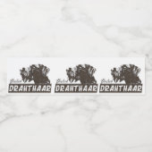 Deutsches Drahthaar Pointer Wasserflaschenetikett (Einzelnes Label)