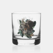 Deutsches Drahthaar Pointer Whiskyglas (Rückseite)