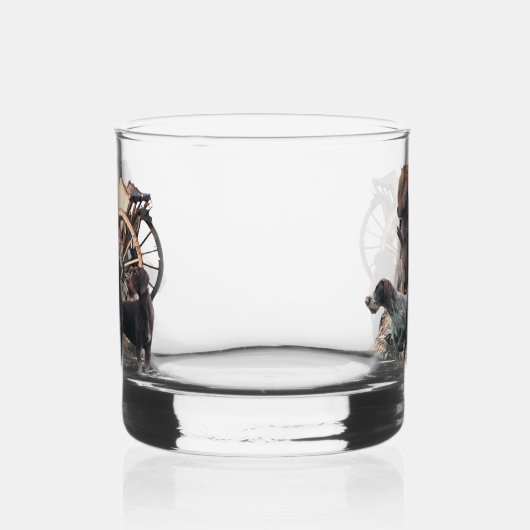 Deutsches Drahthaar Pointer Whiskyglas (Rechts)