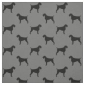 Deutsches Drahthaar-Zeiger-Silhouette-Muster Stoff (Muster)