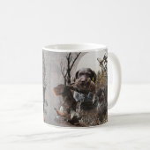 Deutsches Drahthaar-Zettel-Galerie Wrap AG Kaffeetasse (VorderseiteRechts)