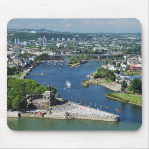 Deutsches Eck in Koblenz Mousepad