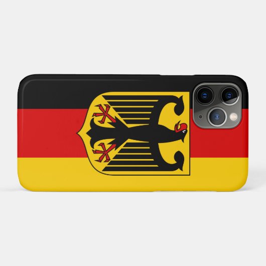 deutsches Emblem Case-Mate iPhone Hülle (Rückseite (Horizontal))