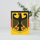 deutsches Emblem Postkarte (Stehend Vorderseite)