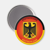 Deutsches Erbe-Emblem Magnet (Vorderseite/Rückseite)