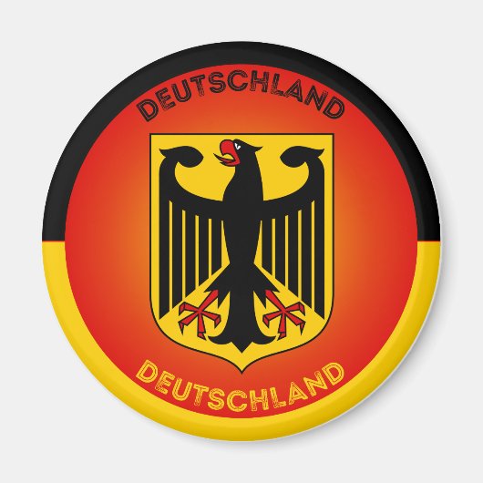 Deutsches Erbe-Emblem Magnet (Vorne)
