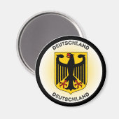 Deutsches Erbe-Emblem Magnet (Vorderseite/Rückseite)