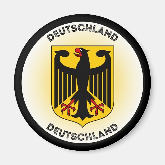 Deutsches Erbe-Emblem Magnet (Vorne)