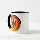 Deutsches Erbe-Emblem Tasse (Vorderseite Links)