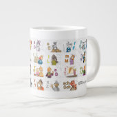 Deutsches Fingeralphabet 2 Jumbo-Tasse (Vorderseite Rechts)