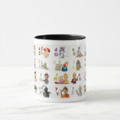 Deutsches Fingeralphabet 2 Tasse (Zentrum)