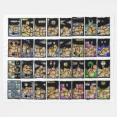 Deutsches Fingeralphabet 3 (2025) Fleecedecke (Vorderseite (Horizontal))