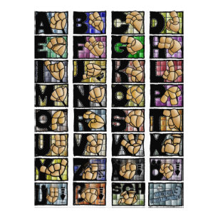 Deutsches Fingeralphabet 3 (2025) Fotodruck