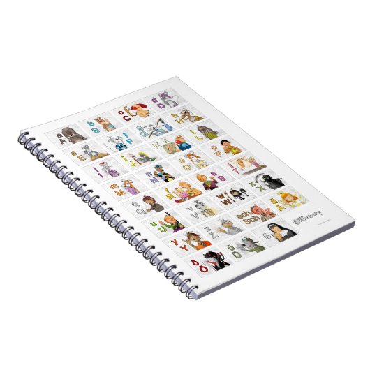 Deutsches Fingeralphabet II Notizblock (Rechte Seite)