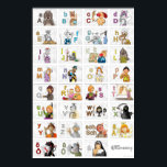 Deutsches Fingeralphabet II Poster<br><div class="desc">Kinder freuen sich sehr und können begeistert sein, wenn sie den bunten Poster angucken und es dabei vielleicht auch gerne lernen.</div>