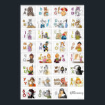 Deutsches Fingeralphabet II Poster<br><div class="desc">Kinder freuen sich sehr und können begeistert sein,  wenn sie den bunten Poster angucken und es dabei vielleicht auch gerne lernen.</div>