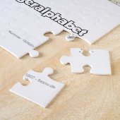 Deutsches Fingeralphabet II Puzzle (Seite)