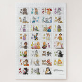 Deutsches Fingeralphabet II Puzzle (Vertikal)