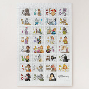 Deutsches Fingeralphabet II Puzzle