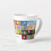 Deutsches Fingeralphabet Milchtasse (Rechte Ecke)