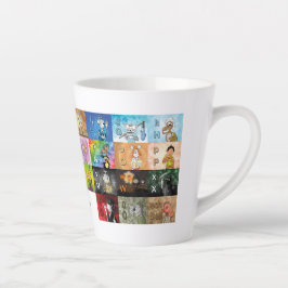 Deutsches Fingeralphabet Milchtasse