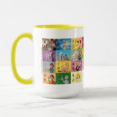 Deutsches Fingeralphabet Tasse (Links)