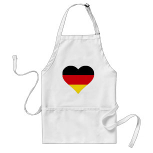 Deutsches Flaggen-Herz Schürze