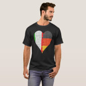 Deutsches Flaggenherz T-Shirt (Vorne ganz)