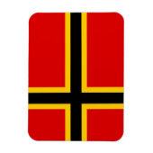 Deutsches Flaggenmagnet - Nordisches Kreuz Magnet (Vertikal)