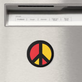 Deutsches Friedenszeichen Magnet (In Situ (Geschirrspüler))