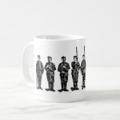 Deutsches Gewehr-Bohrgerät Kaffeetasse (Vorderseite Links)
