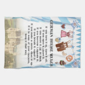 Deutsches Haus ordnet Küchen-Stoff an Geschirrtuch (Horizontal)