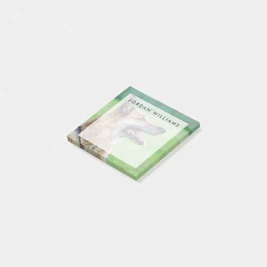 Deutsches Hirtenbild Post-it Klebezettel (angewinkelt)