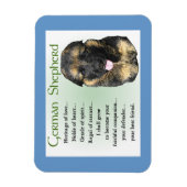 Deutsches Hirtenerbe der Liebe Magnet (Vertikal)