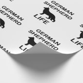 Deutsches Hirtenleben Geschenkpapier (Ecke)