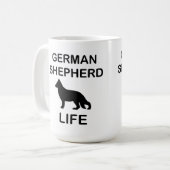 Deutsches Hirtenleben Kaffeetasse (Vorderseite Links)