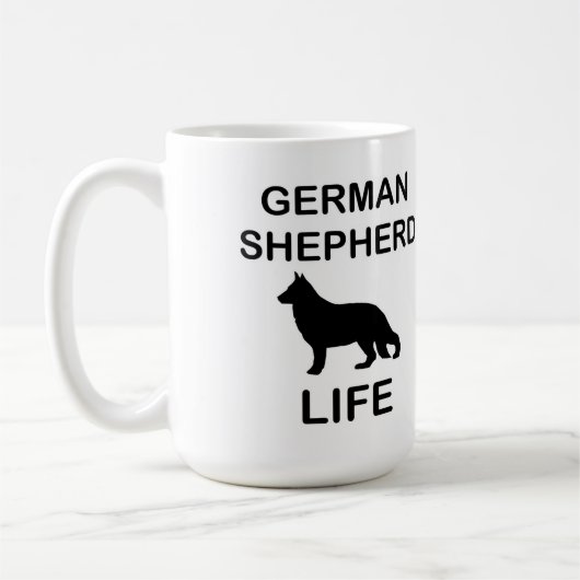 Deutsches Hirtenleben Kaffeetasse (Links)