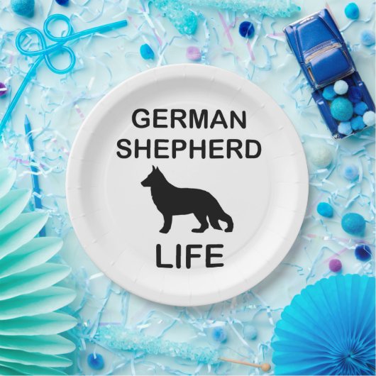 Deutsches Hirtenleben Pappteller (Party)