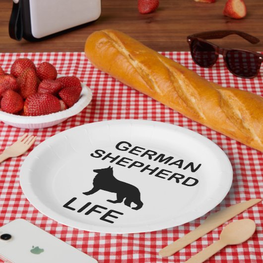 Deutsches Hirtenleben Pappteller (Picknick)