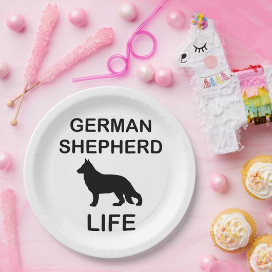 Deutsches Hirtenleben Pappteller (Party)