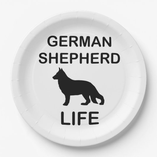 Deutsches Hirtenleben Pappteller (Vorderseite)