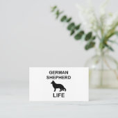 Deutsches Hirtenleben Visitenkarte (Stehend Vorderseite)