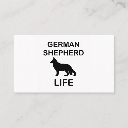 Deutsches Hirtenleben Visitenkarte (Vorderseite)