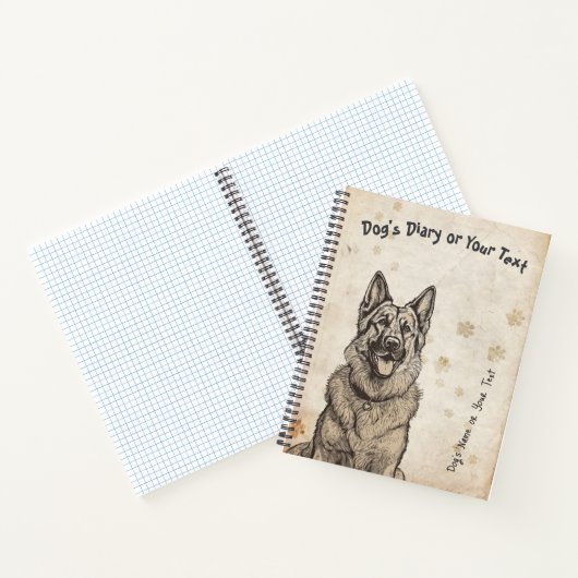 Deutsches Hirtentagebuch Notizblock (Innenseite)