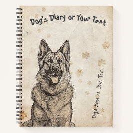 Deutsches Hirtentagebuch Notizblock