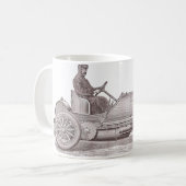 Deutsches klassisches Auto Mercedes Camille Kaffeetasse (Vorderseite Links)