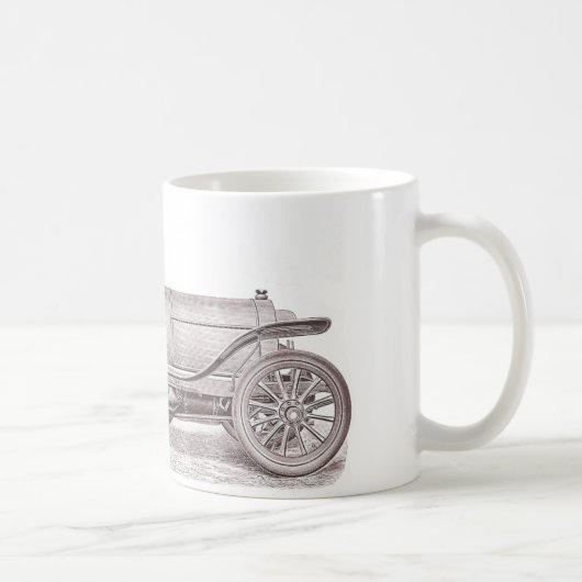Deutsches klassisches Auto Mercedes Camille Kaffeetasse (Rechts)