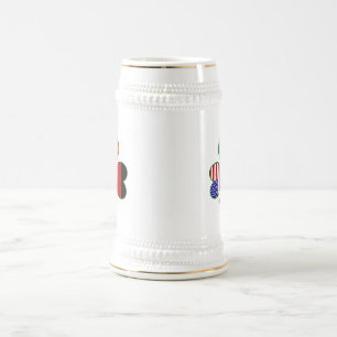 deutsches Kleeblatt Bierglas