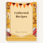 Deutsches Kochbuch Notizblock (Vorderseite)