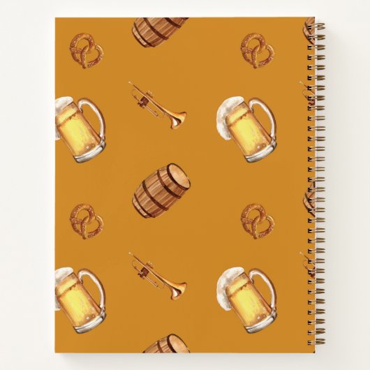 Deutsches Kochbuch Notizblock (Rückseite)